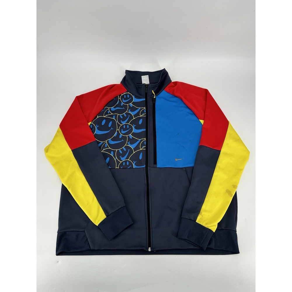 NIKE Track Jacket NSW Tribute Smile Logo Full Zip N98 Men's Size 2XL
